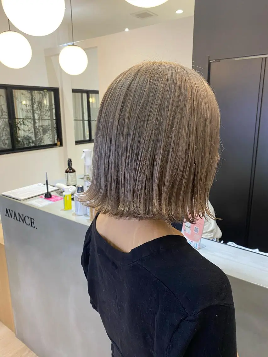 ミディアム カラー カット ヘアカラー トリートメント 鍵谷 公宏のヘアスタイル