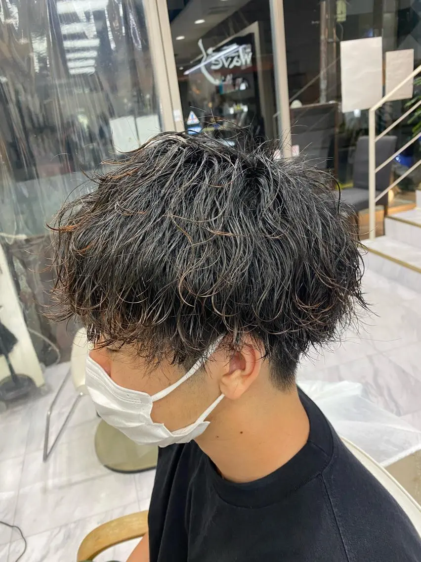 パーマ メンズ 🌴パーマオタク🌴 長谷川 諒佑🌈のヘアスタイル