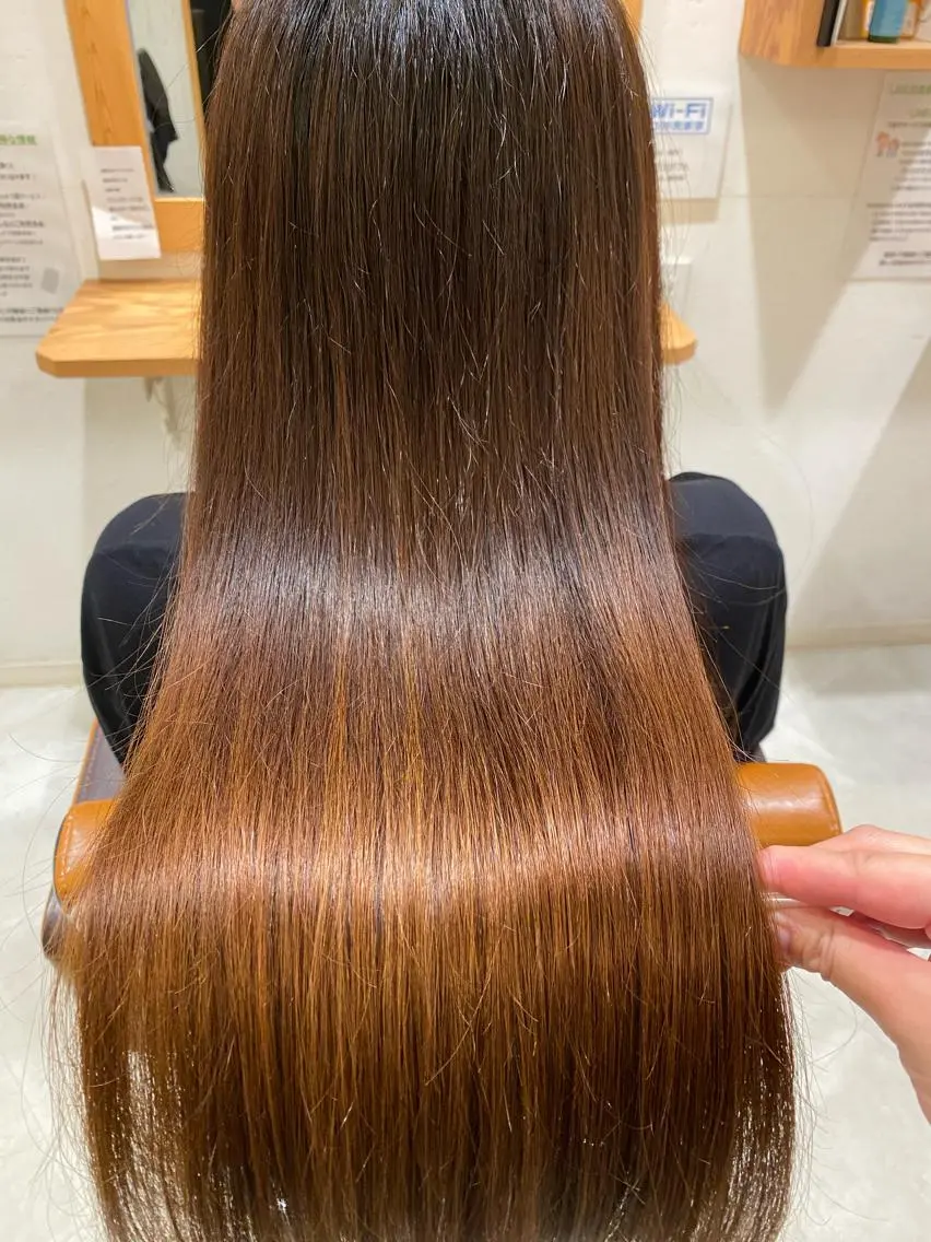 ロング 猪股 華乃のヘアスタイル
