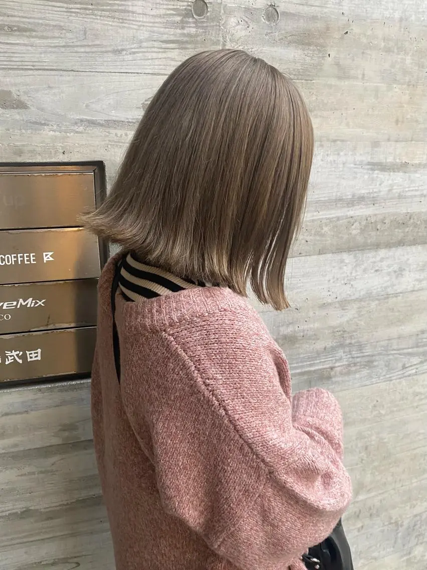 ミディアム Okamura Chisatoのヘアスタイル