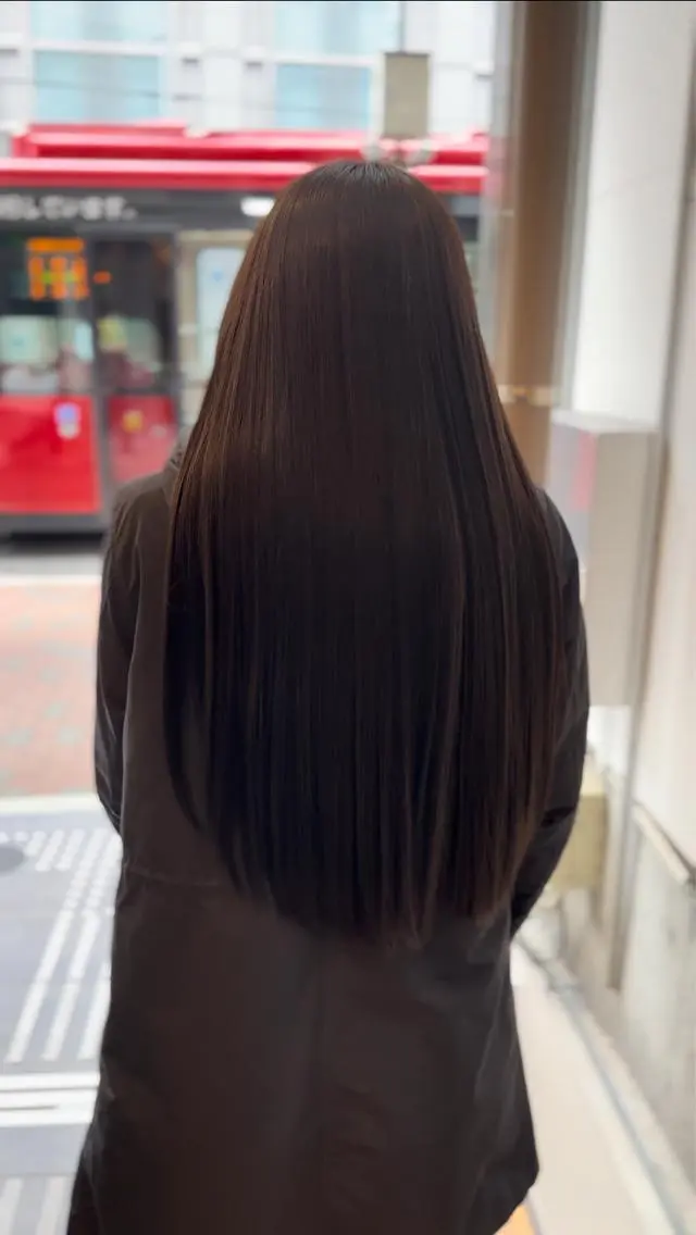 ロング 髪質改善 縮毛矯正 トリートメント 酸熱トリートメント ヘアカラー トリートメント 髪質改善/美髪師/ 田邊翔伍のヘアスタイル