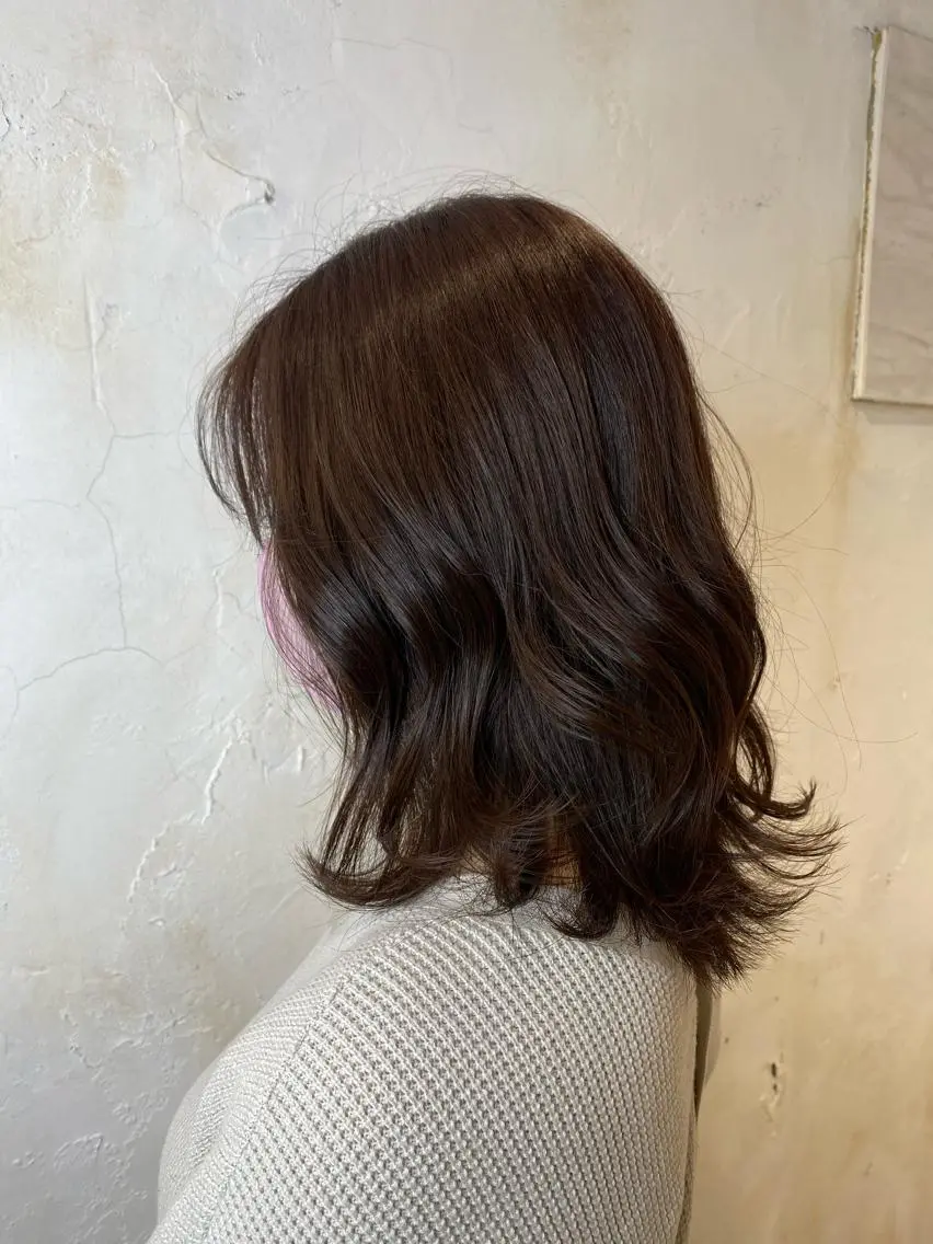 ミディアム カラー 【透明感カラー】 harunaのヘアスタイル