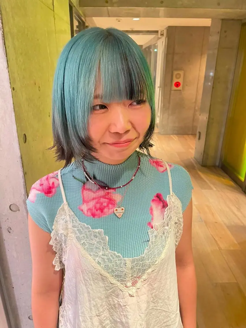 ショート ボブレイヤー ボブ レイヤーカット カット ヘアカラー ブリーチ専門美容師 谷合純一のヘアスタイル