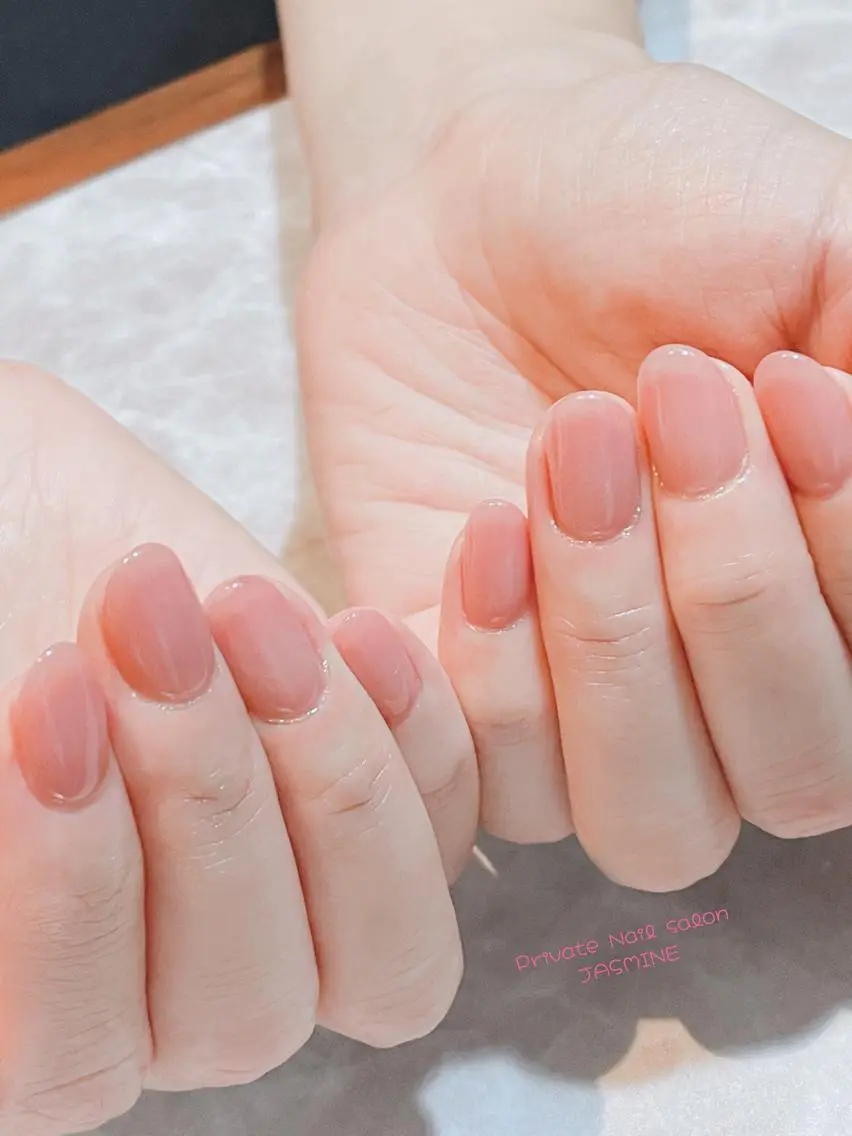 ネイル ワンカラーネイル シンプルネイル ハンドネイル Nail salon JASMINEのネイルデザイン