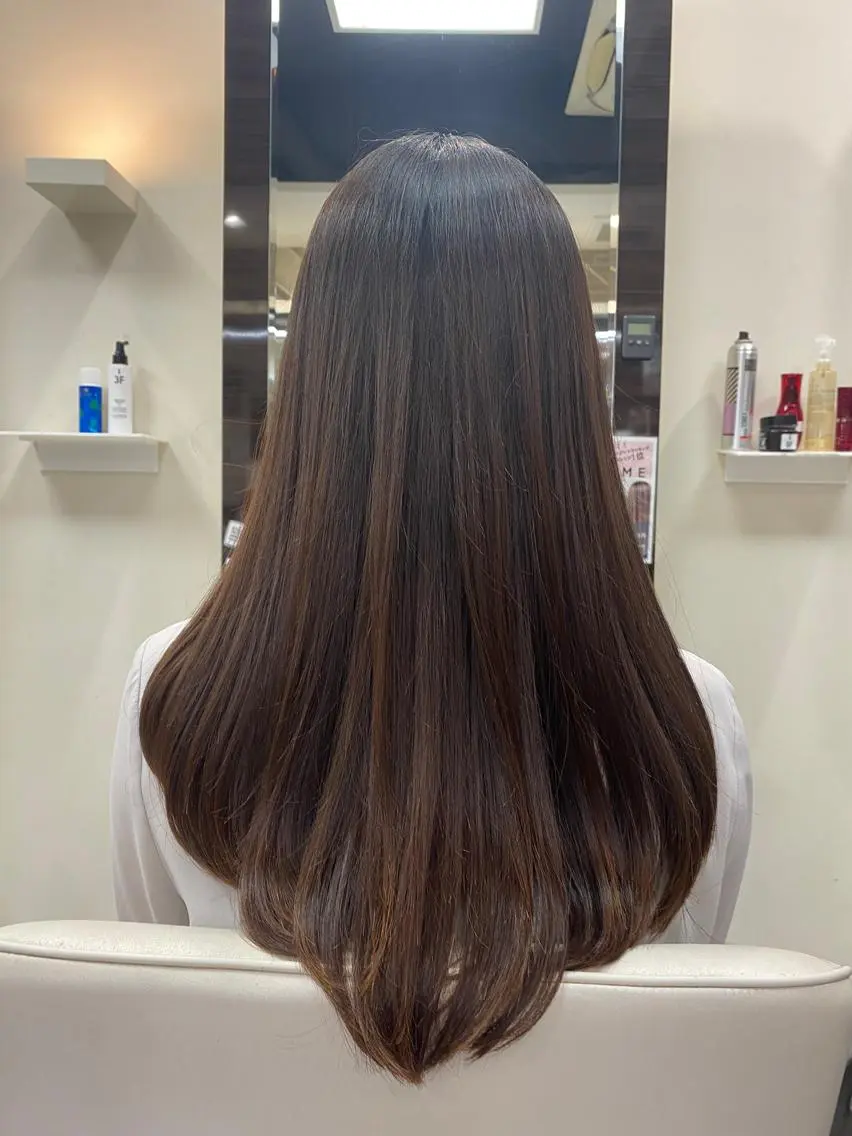 ロング レイヤーカット シャギー 目黒 碧人のヘアスタイル