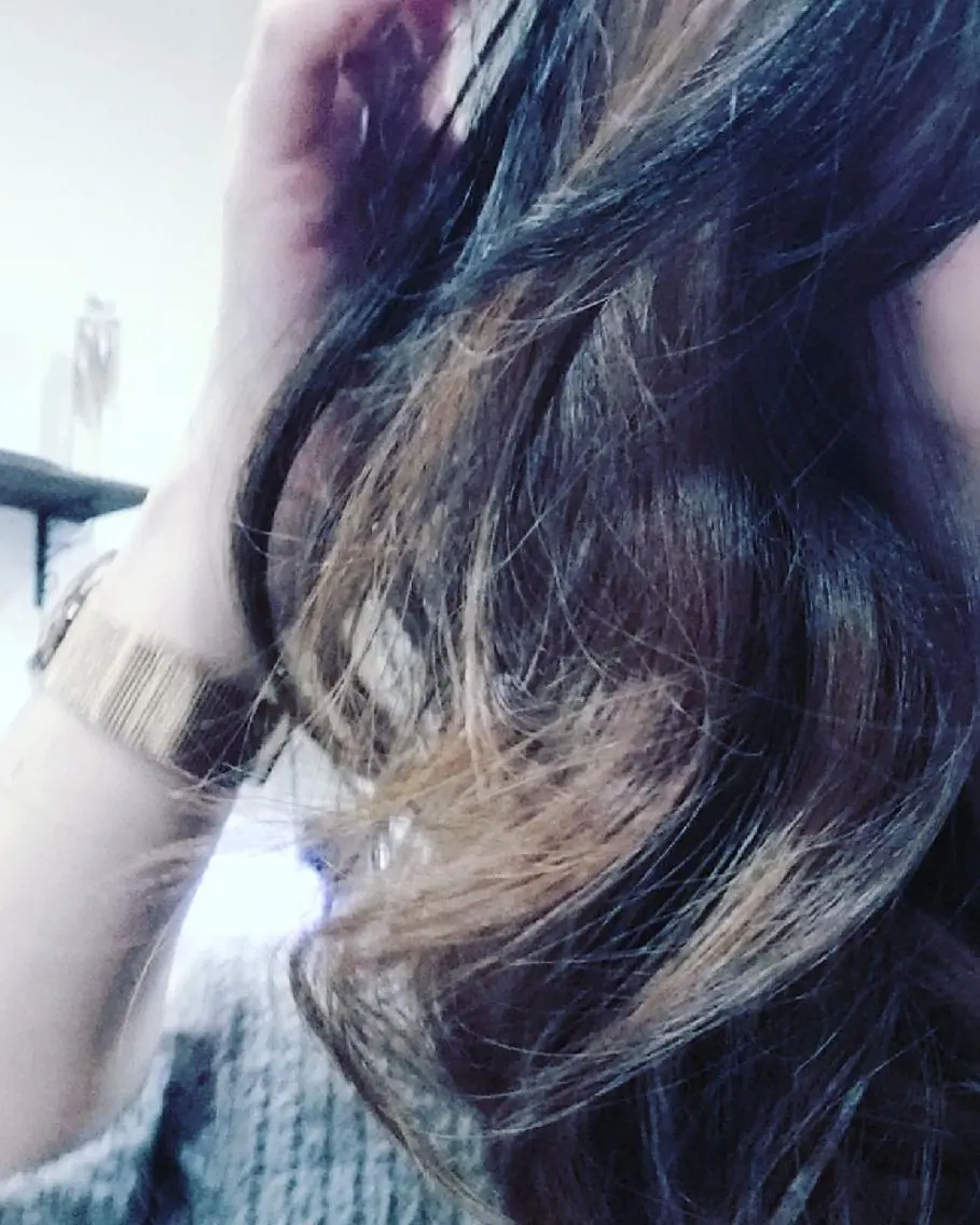 セミロング カラー アディクシーカラー ハイトーンカラー インナーカラー ツートーンカラー 外国人風カラー spa hair ark 富井直美のヘアスタイル