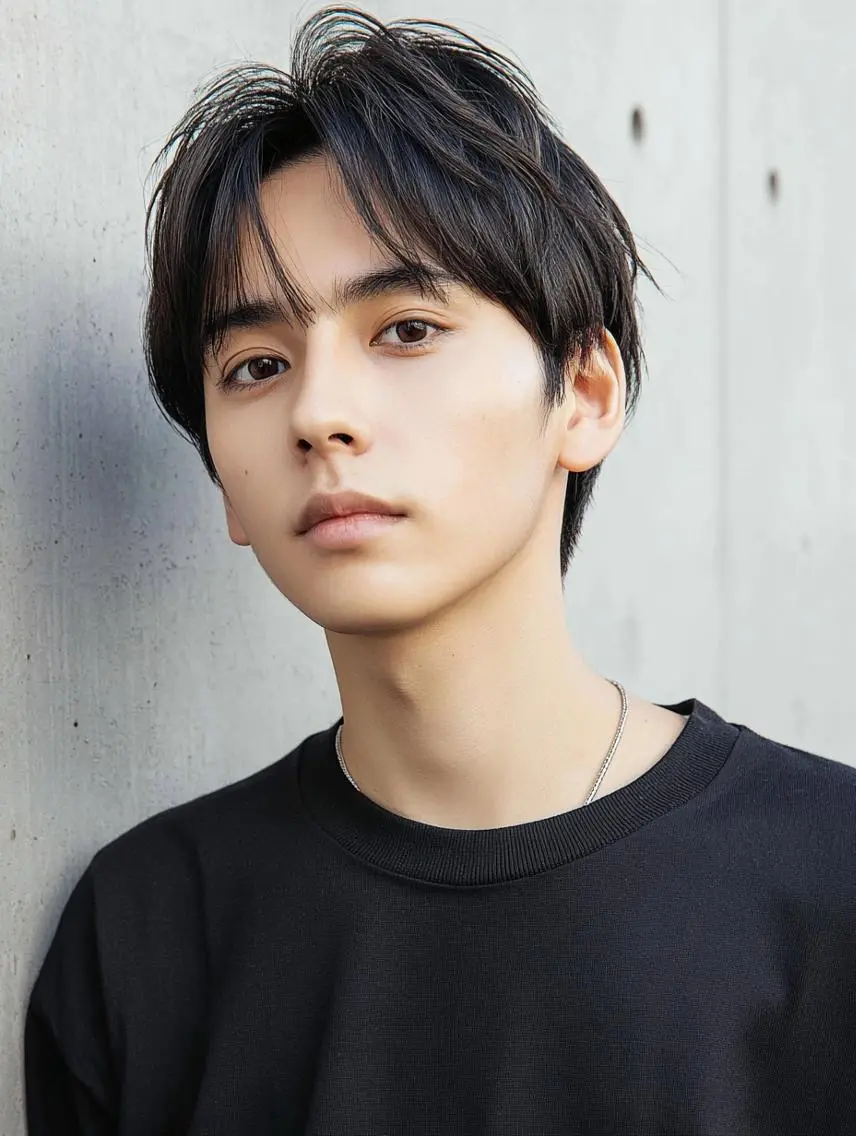 ミディアム メンズ カット メンズ特化⚡️三村 彰吾⚡️カットパーマのヘアスタイル