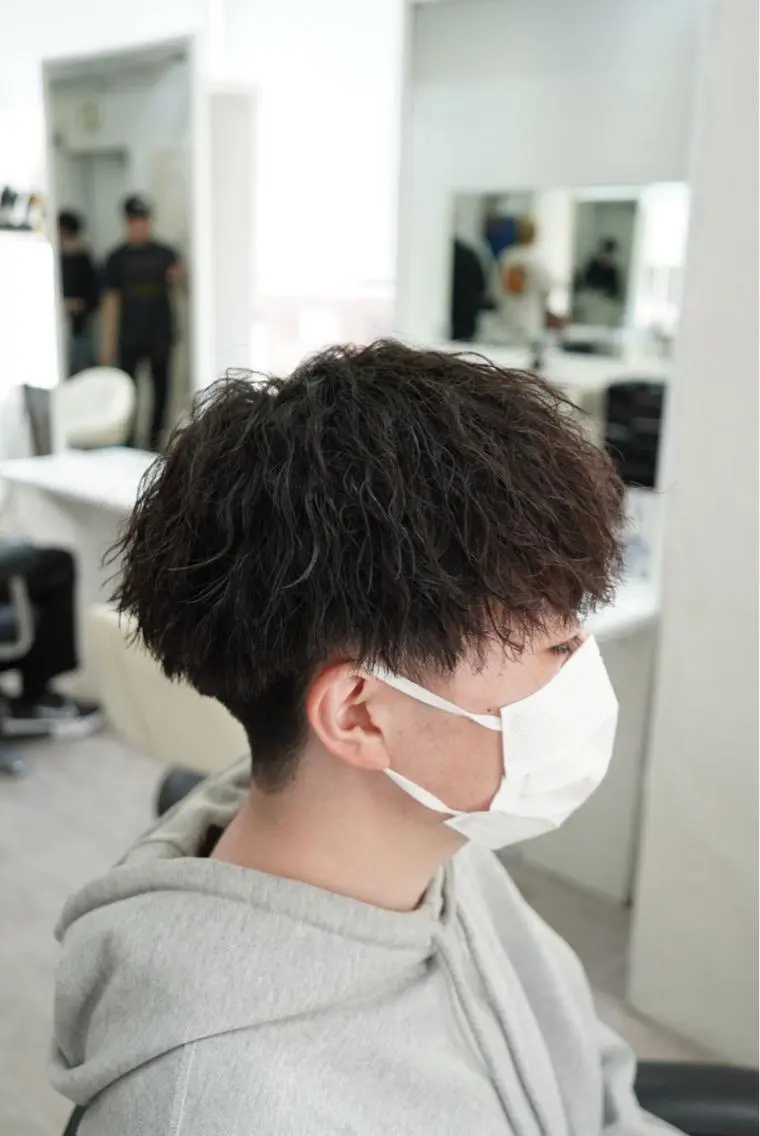 パーマ メンズ カット パーマ 町田No.1パーマ 特化✂︎小杉澪生のヘアスタイル