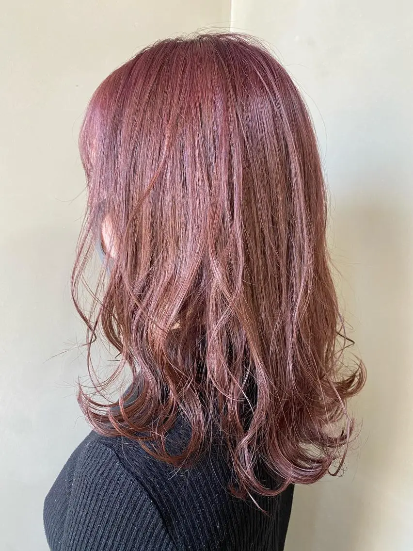ミディアム カラー カット ヘアカラー Hatanaka Airiのヘアスタイル