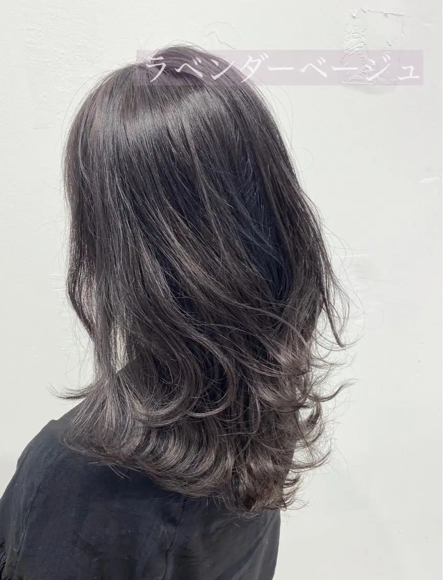 セミロング カラー グラデーションカラー ハイライトカラー ハイライト 似合わせ専門美容師 なかじまのヘアスタイル