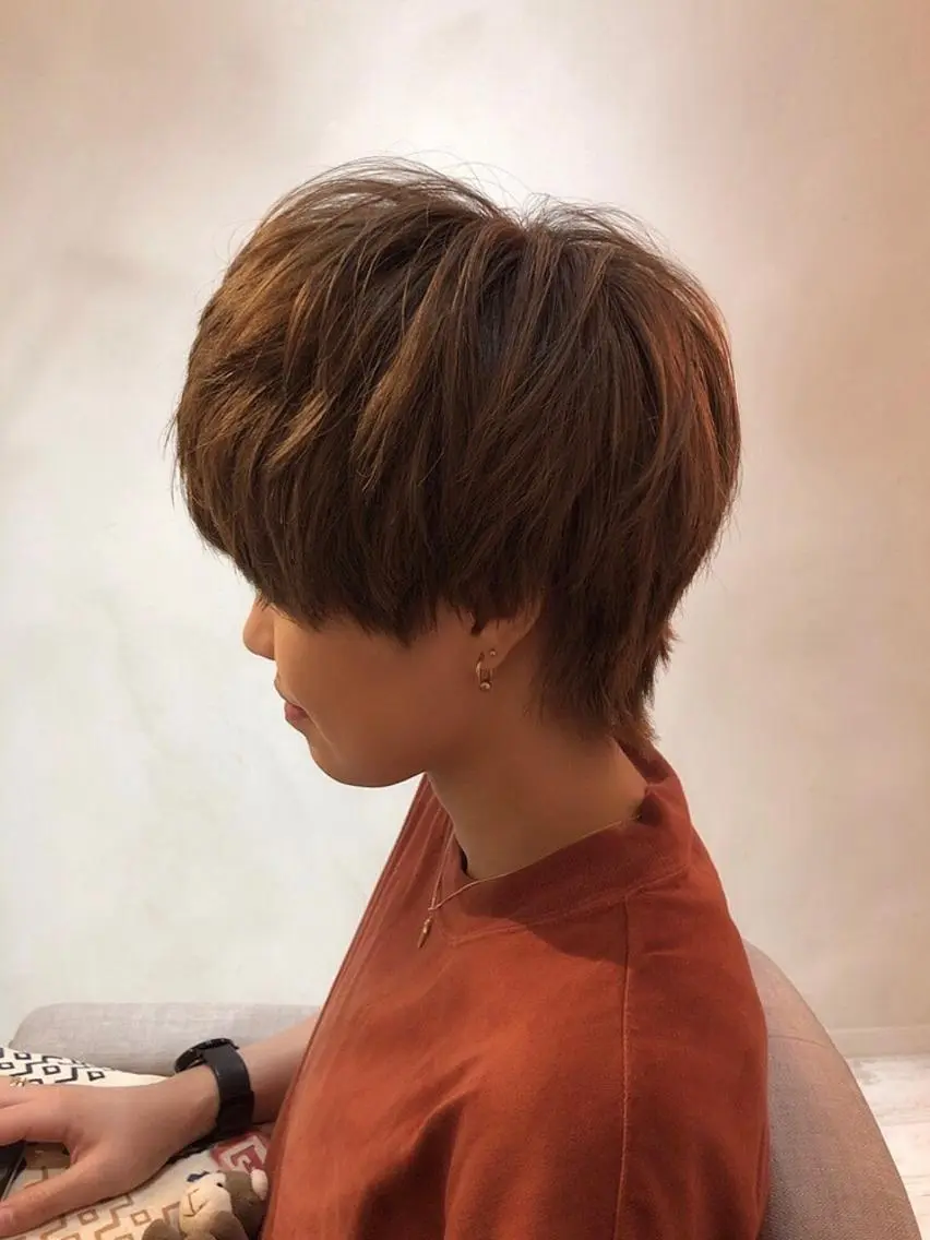 ショート ウルフカット 髪質改善/ショート/ メンズカット/KAiのヘアスタイル