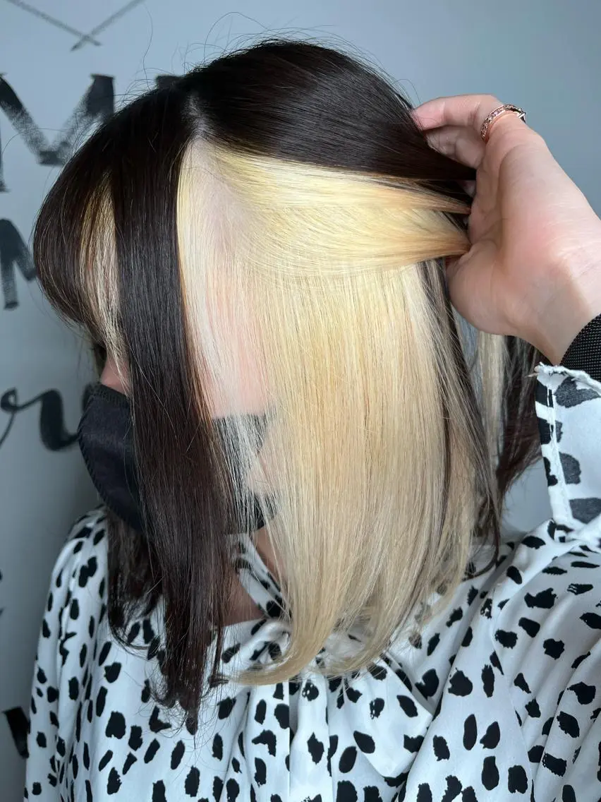 ミディアム ヘアカラー トリートメント エクステ・髪質改善・ ブリーチ・吉田大介のヘアスタイル