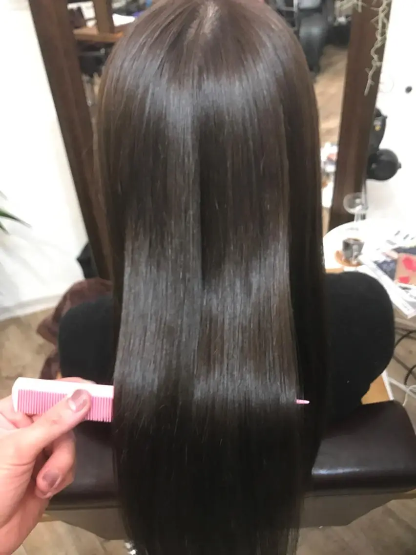 ショート ミディアム セミロング ロング カラー ブルーカラー ブルーグレー ブルーグレージュ 透明感カラー グレージュ 白髪ぼかしハイライト バレイヤージュヤマトのヘアスタイル