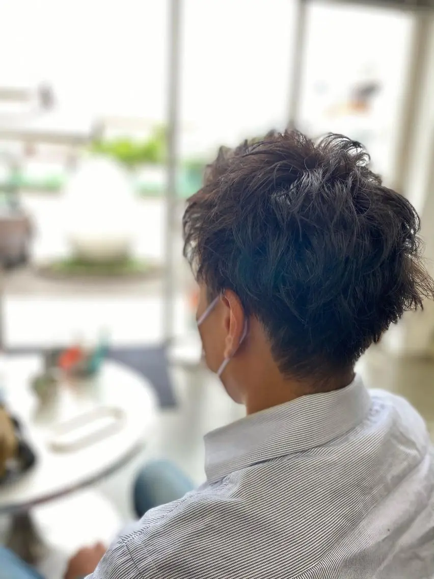 カラー アッシュ イルミナカラー UP-PU ART  HAIRのヘアスタイル