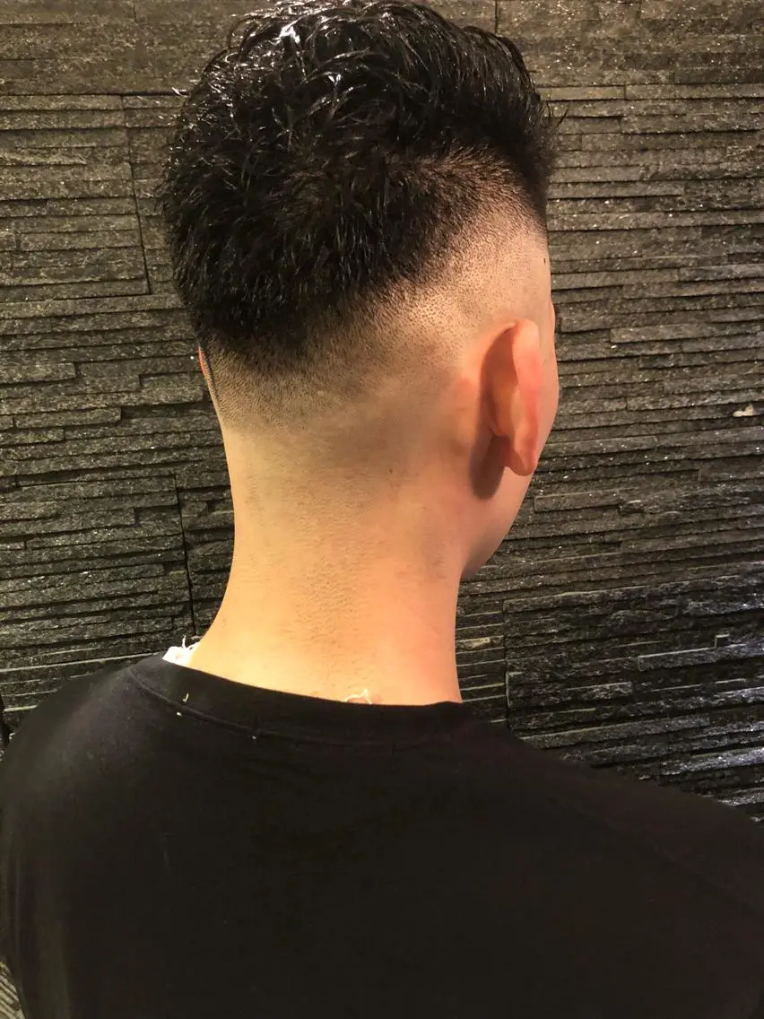 ショート パーマ メンズ 木村 りきのヘアスタイル