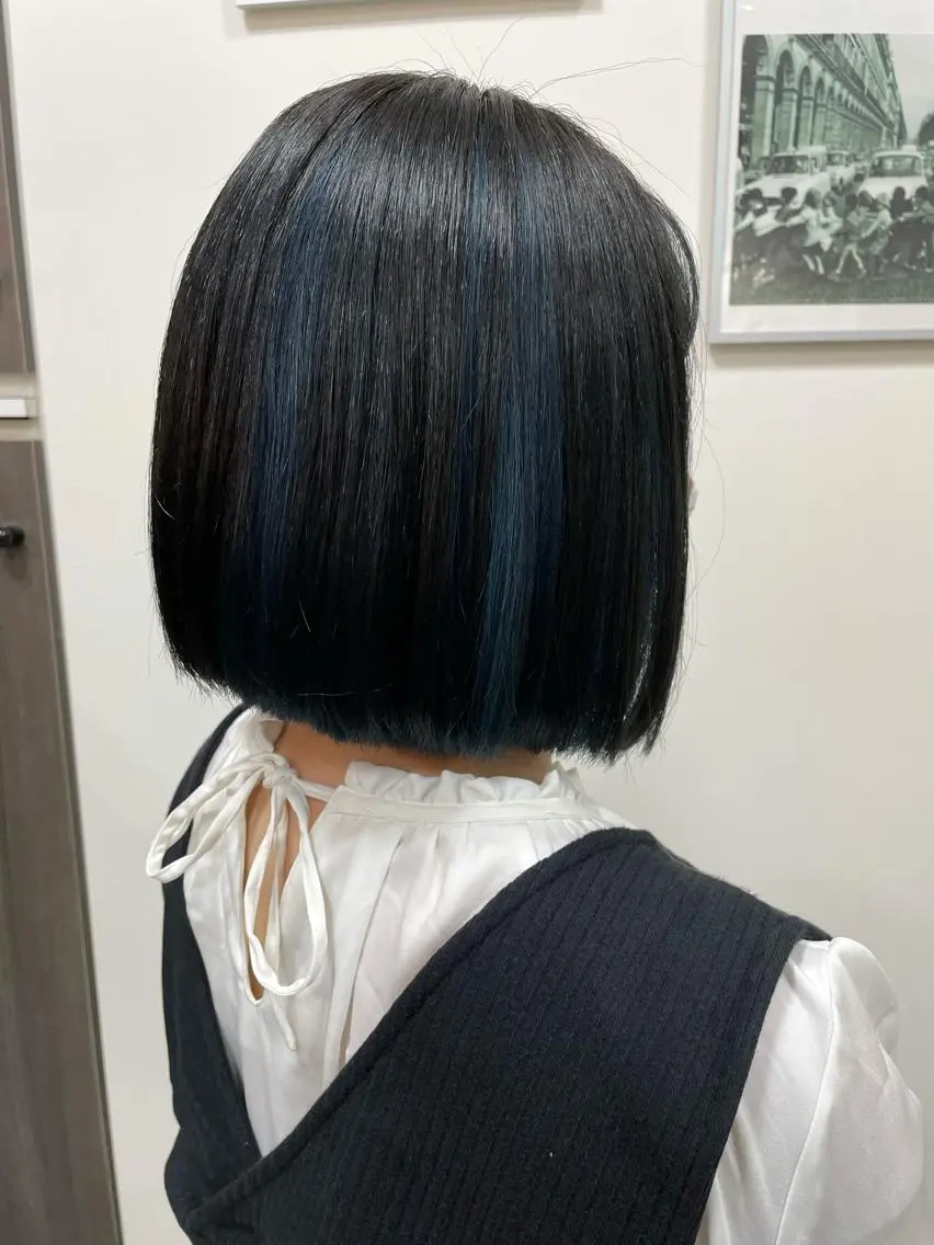 ショート カラー カット ヘアカラー トリートメント 平 ちひろのヘアスタイル