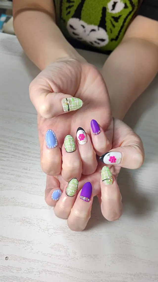 ネイル ハンドネイル nail salon Blancのネイルデザイン