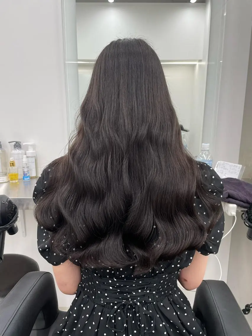 ロング カラー ヘアアレンジ カット ヘアカラー トリートメント 縮毛矯正/髪質改善/ ブリーチ毛/木元渓太のヘアスタイル