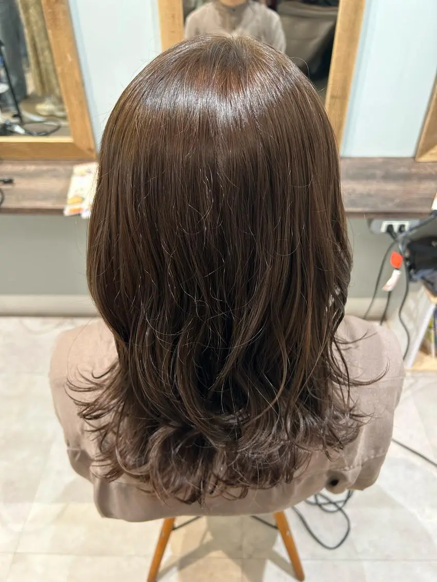 ロング カラー ベージュカラー 🍒おおさわ せいら🍒のヘアスタイル
