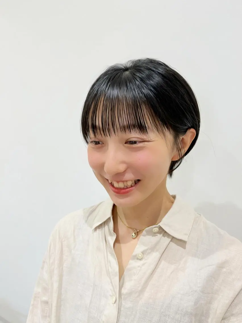 ショート 丸みショート ショートヘア 富永 美玖のヘアスタイル