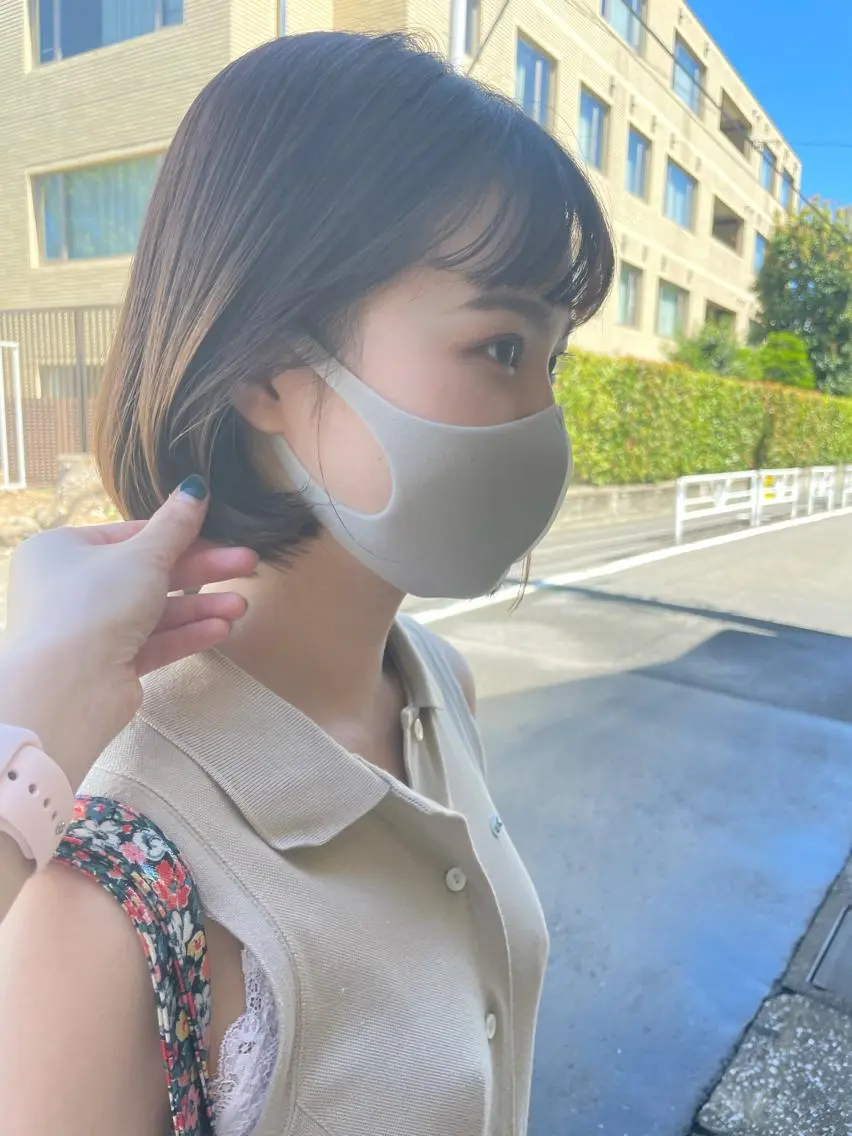 ショート minatsu 東京の技術を京都でのヘアスタイル