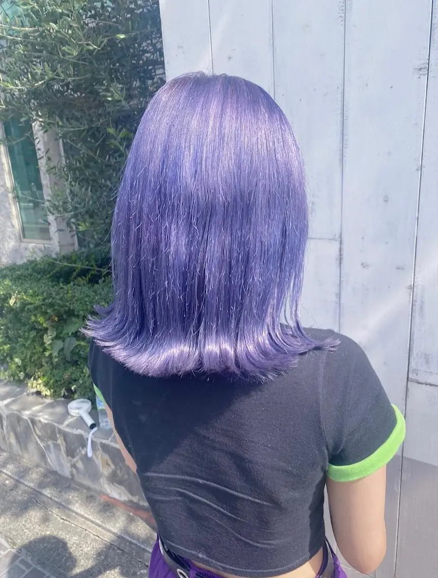 ロング カラー ヘアアレンジ アッシュ アッシュグレー アッシュグレージュ バレイヤージュ ミストバング 似合わせヘア💎 Ÿutóのヘアスタイル