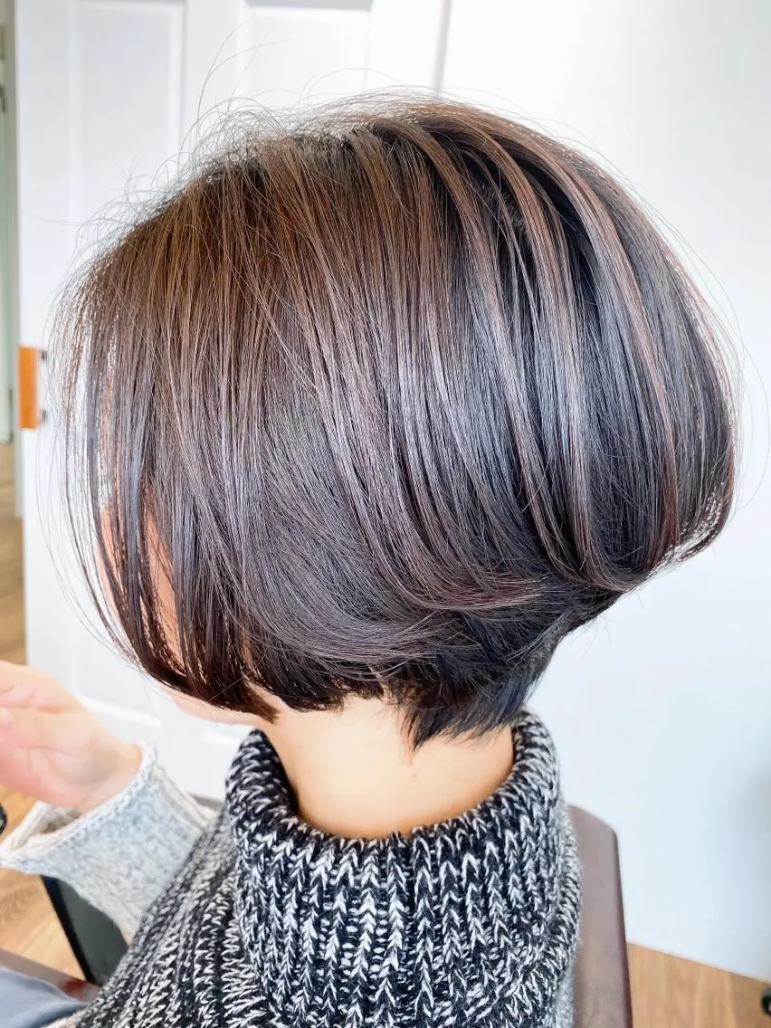 ショート カット ヘアカラー トリートメント ハイライト⭐️上野 高広のヘアスタイル