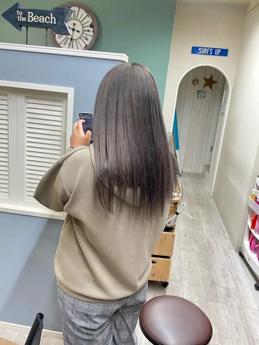 ロング カラー 犬飼 幸志のヘアスタイル