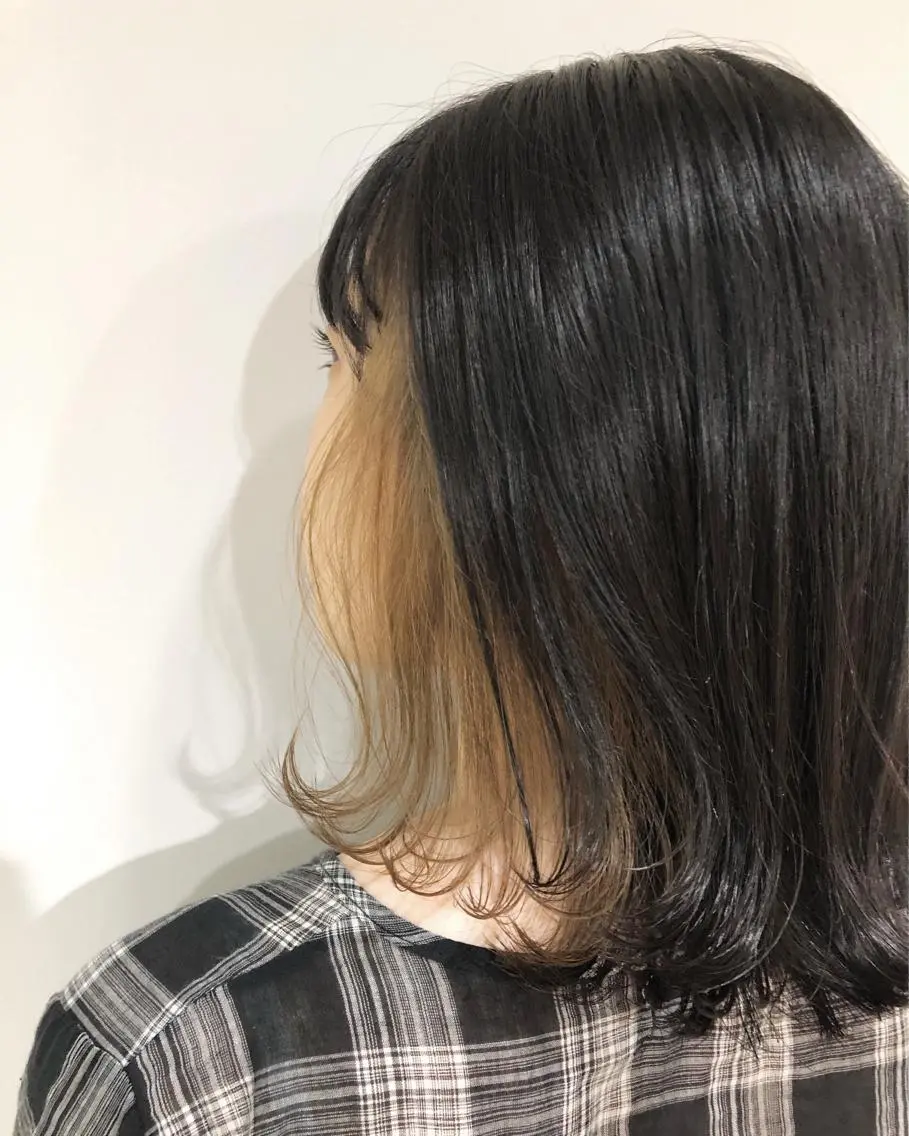 ミディアム カラー ヘアカラー トリートメント 🍊新宿南口🍊 ERINAのヘアスタイル