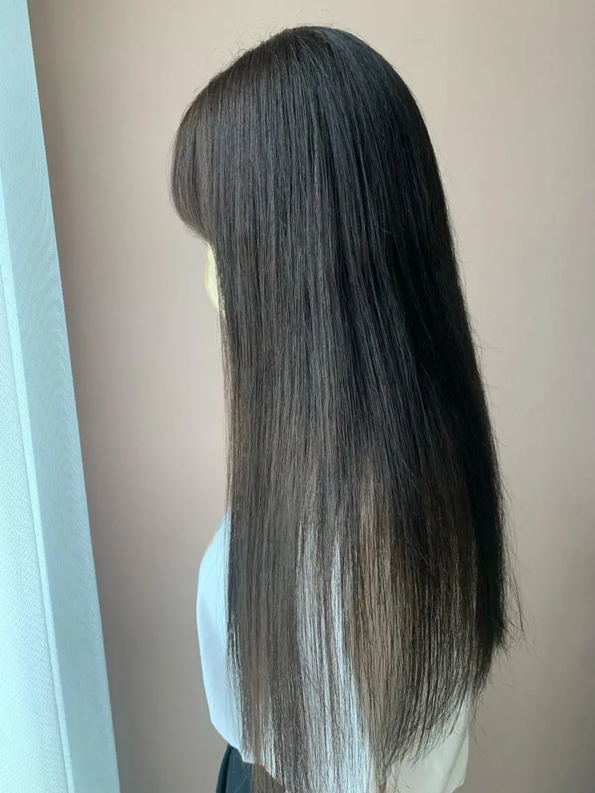 ロング カラー グレージュ hubhair レイヤー/透明感のヘアスタイル