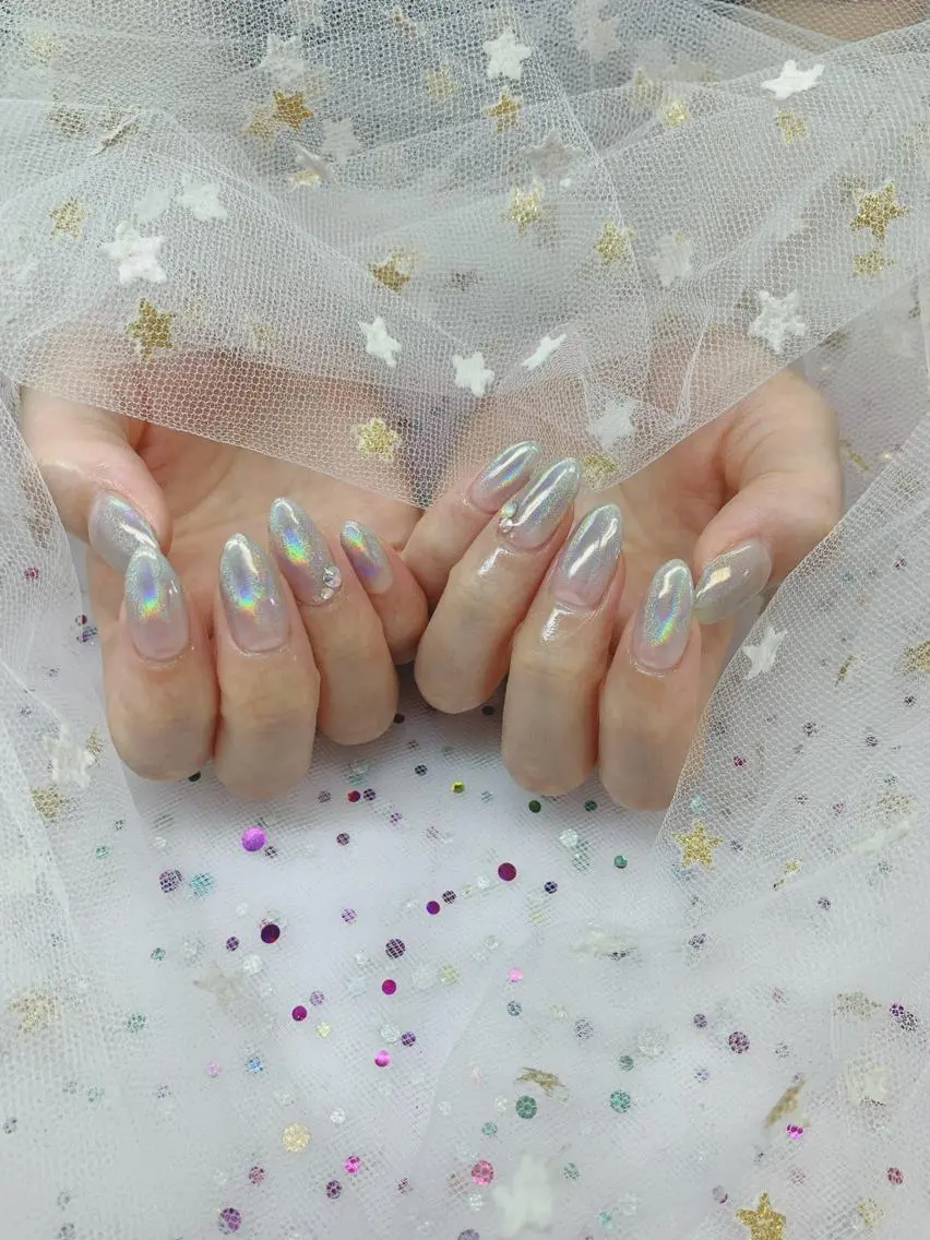 ネイル 🦋ネイルサロン ブラン🌈ゆりのネイルデザイン