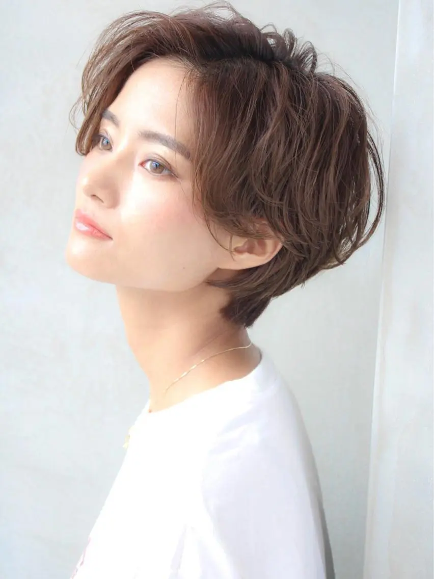 ショート カラー カット ヘアカラー トリートメント 🉐レイヤー/塩見 弘樹🉐渋谷のヘアスタイル