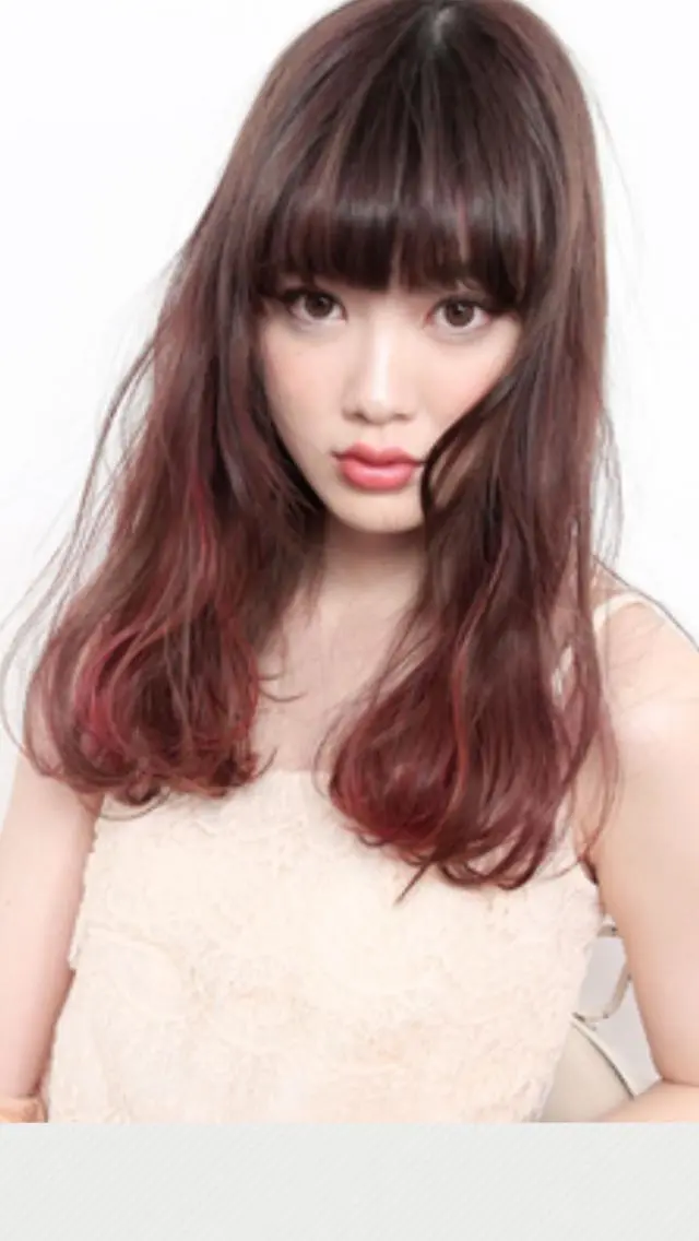 ロング 嶋崎 留美のヘアスタイル