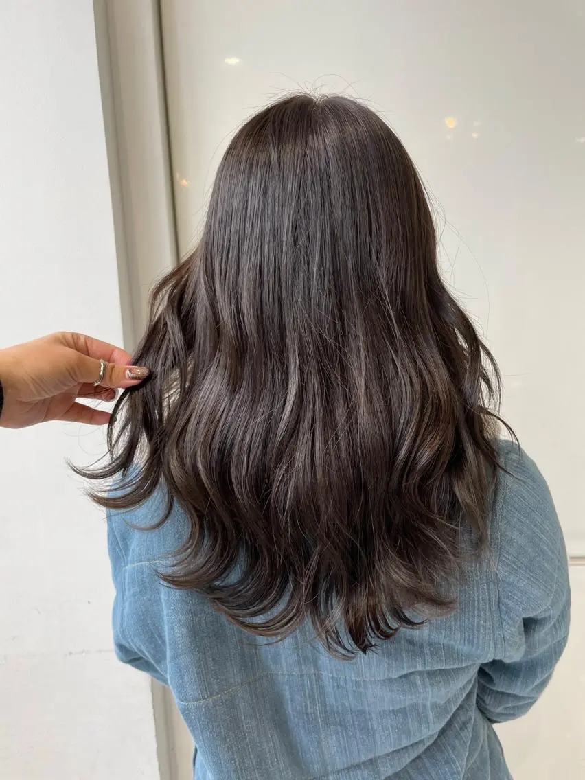ロング カラー パーマ ヘアアレンジ ヘアカラー 💗無料カットモデル 募集中yu-ki💗のヘアスタイル