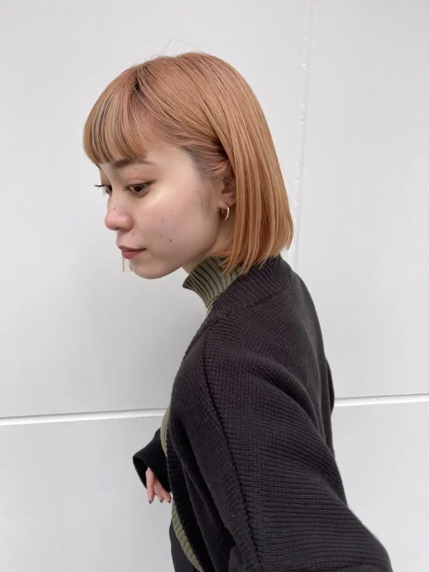 ショート カット ヘアカラー トリートメント 一ノ瀬 暁のヘアスタイル