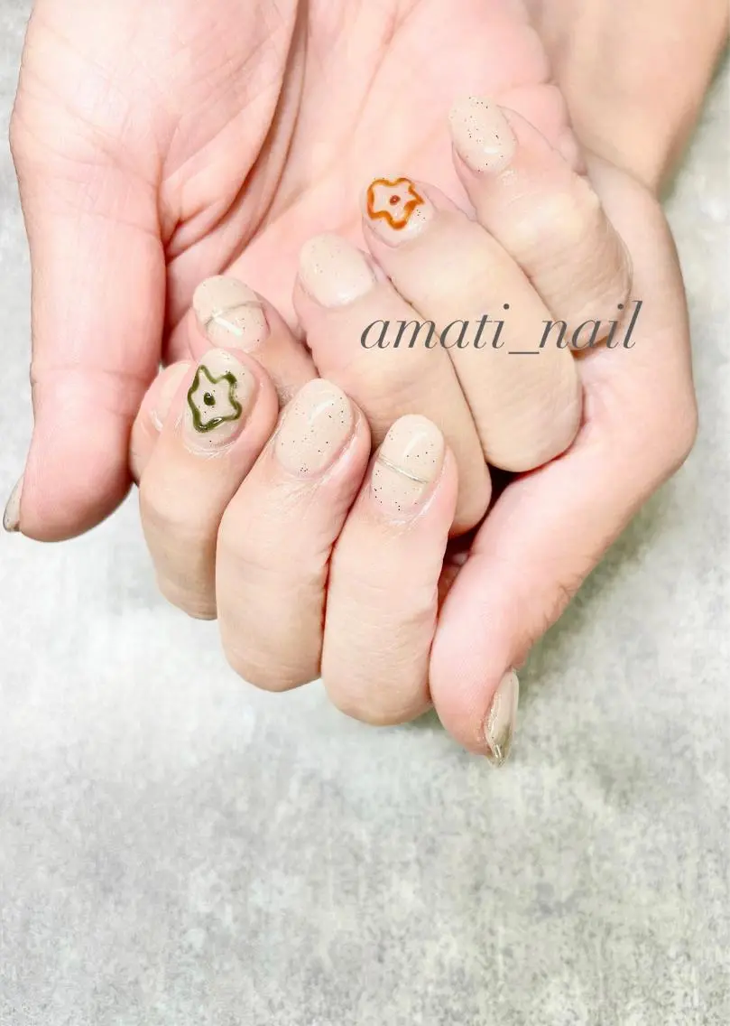 ネイル フレンチネイル ミラーネイル ニュアンスネイル ワンカラーネイル 春ネイル ハンドネイル amati_nail TAKAKOのネイルデザイン