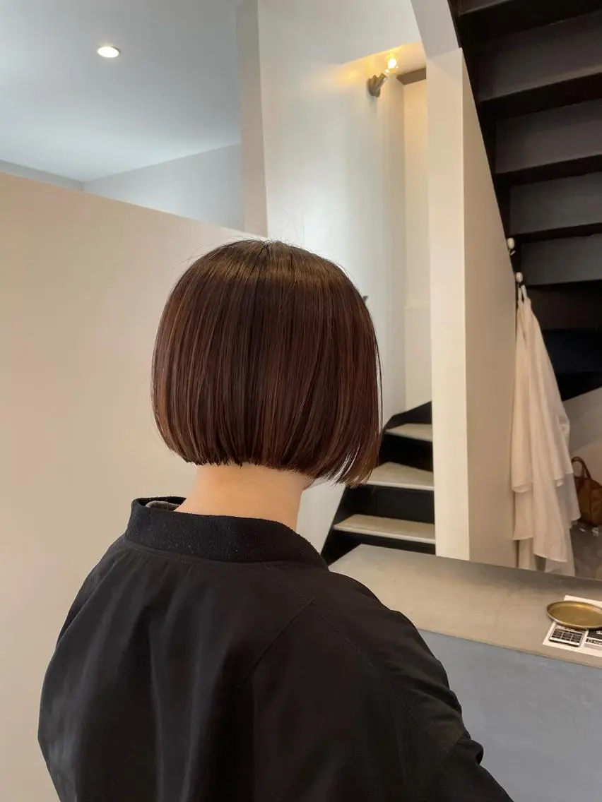 ショート カット やまさきえりこ ニュアンスパーマのヘアスタイル