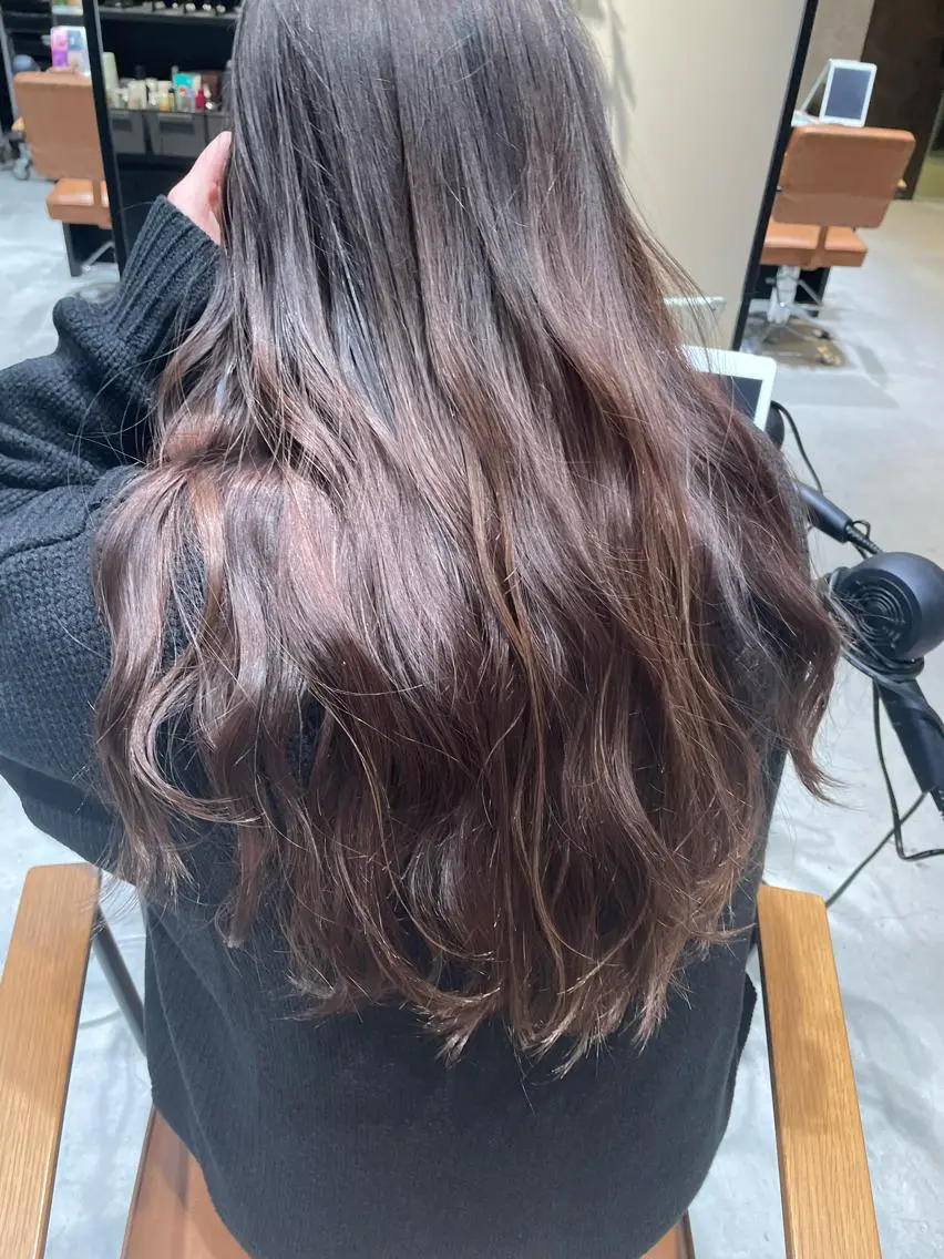 ロング カラー ヘアアレンジ メンズ 寺西 恵🪡🤍のヘアスタイル