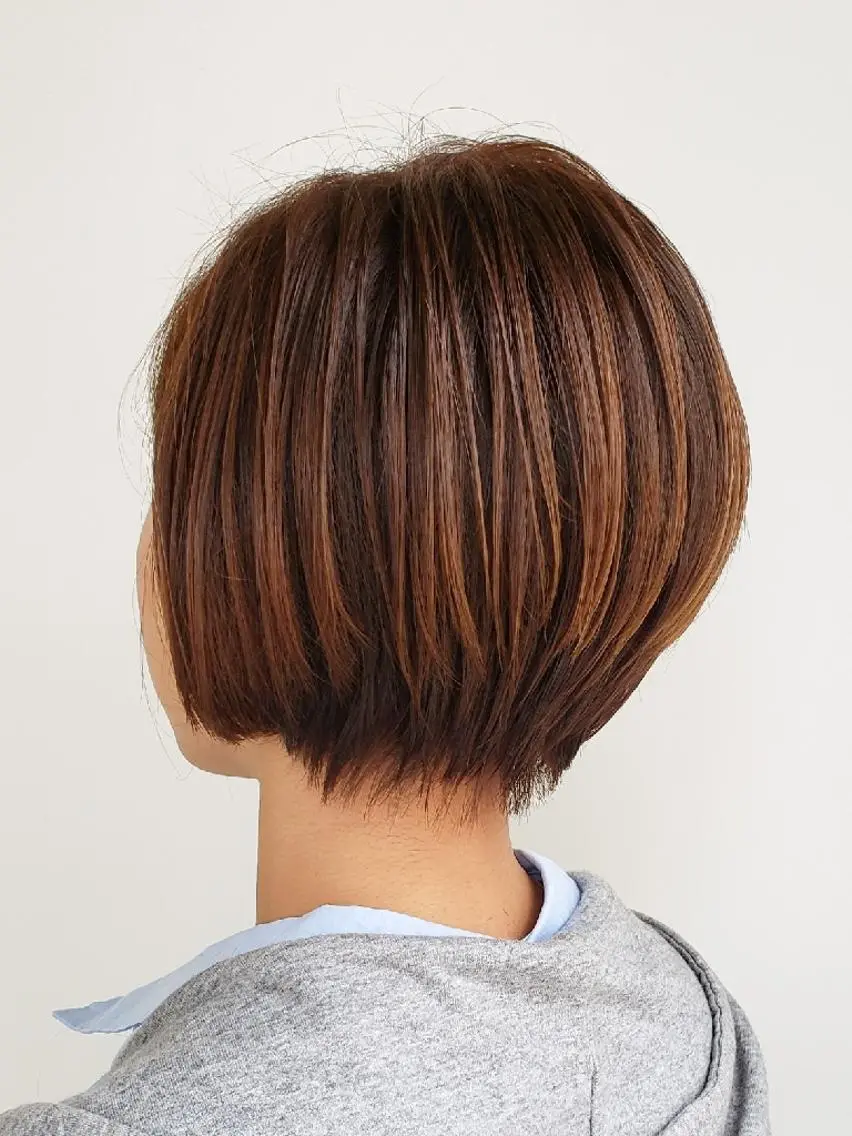 ショート カラー カット トリートメント 美髪⭐︎髪質改善 井上 康司のヘアスタイル