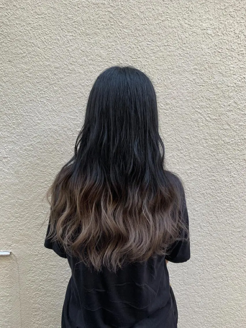 ロング カラー アッシュ グラデーションカラー ヘアカラー Sachiko ❤︎Pressのヘアスタイル