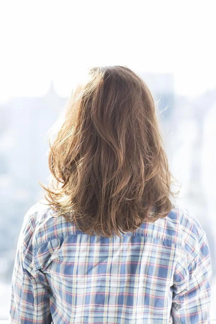 ミディアム 蛭川 博信のヘアスタイル
