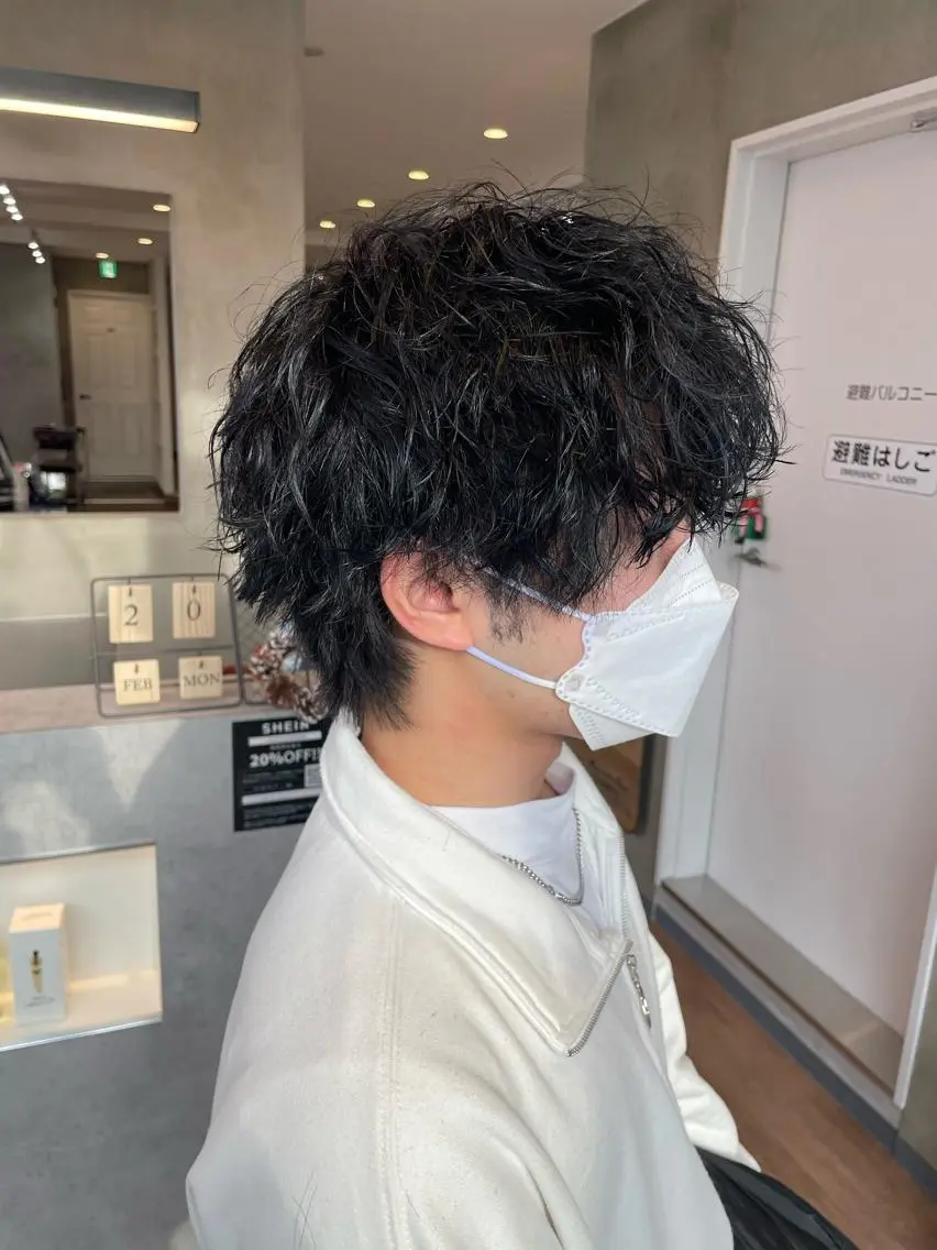 ショート パーマ メンズ yoshi （髙橋）のヘアスタイル