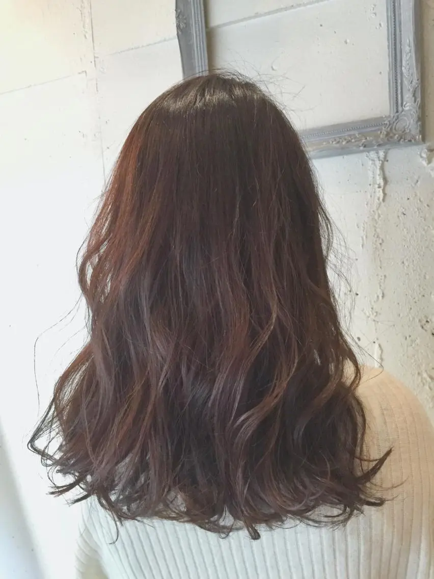 セミロング カラー アッシュ バイオレットカラー バイオレットアッシュ ◇おの あすか◇のヘアスタイル