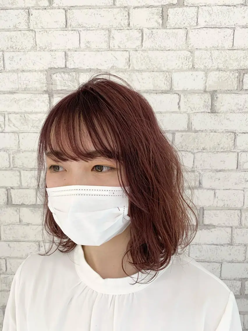 ミディアム 特殊カラー/ブリーチ 道満ゆいなのヘアスタイル