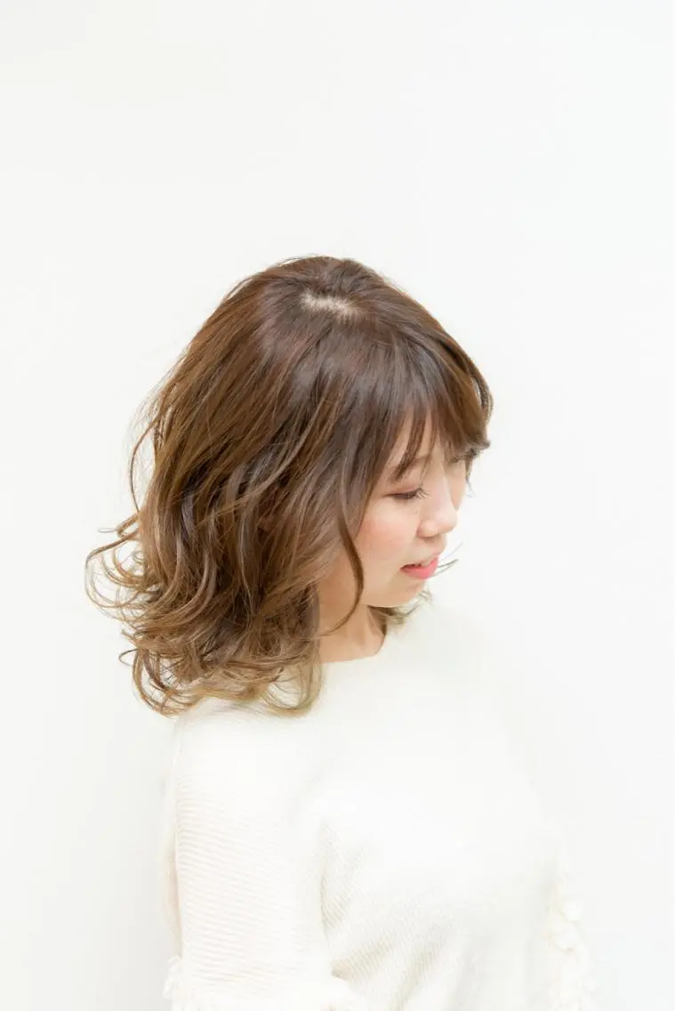 ミディアム カラー バレイヤージュ レイヤーカット 似合わせカット a.Pecslap/ TERUのその他イメージ