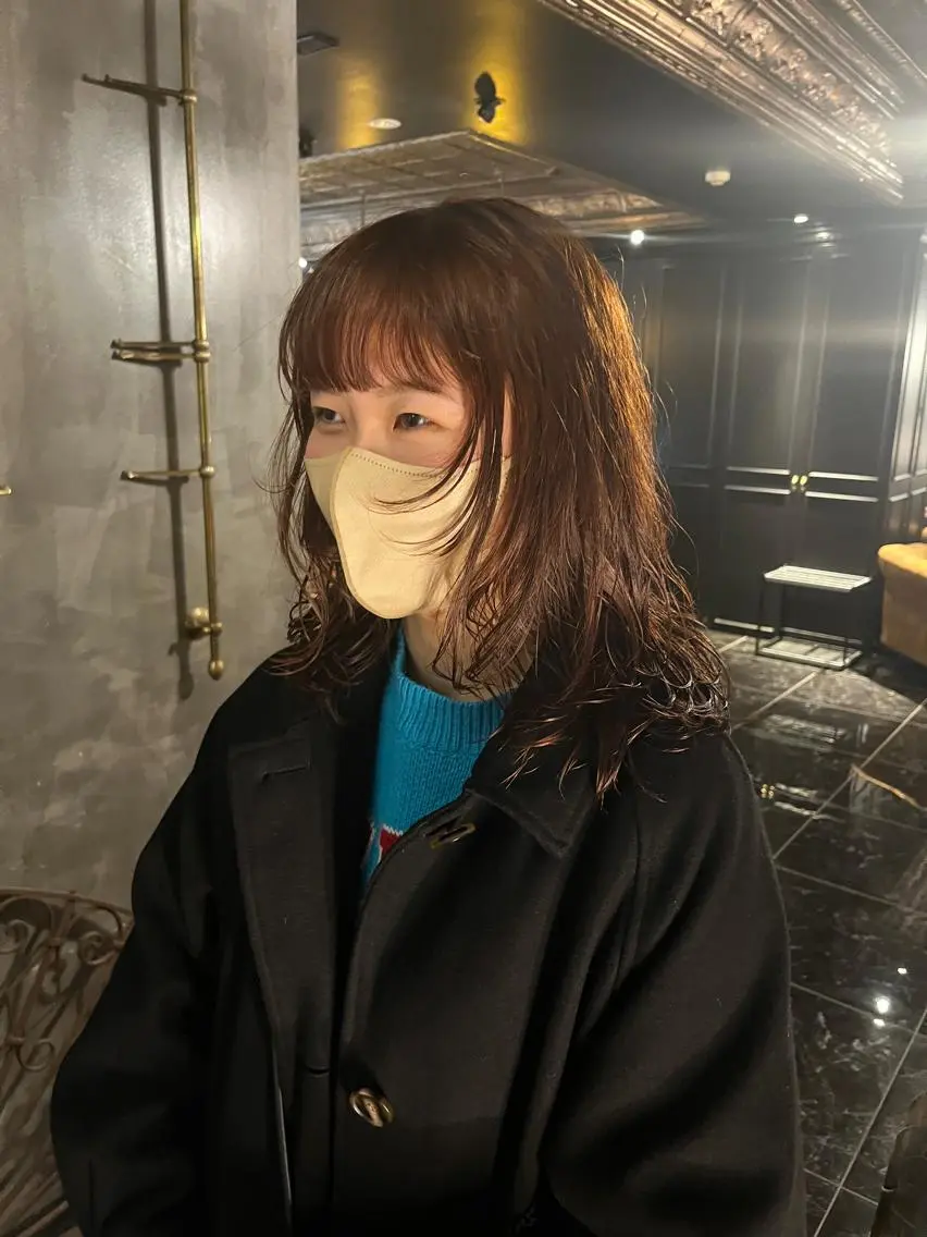 セミロング カラー 🫧透明感カラー🫧 SHINSEIのヘアスタイル