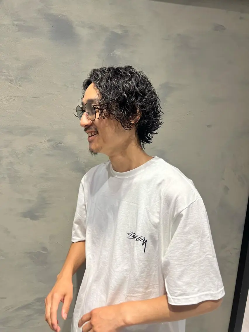 ショート カット パーマ バレイヤージュ職人 🔥代表YU-SHIのヘアスタイル