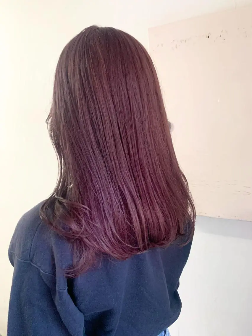 ロング カラー 切りっぱなしボブ ベージュカラー ブリーチ ケアブリーチ デザインカラー ヘアカラー 🦕ウルフカット 🦕ａｋｉｈｏのヘアスタイル