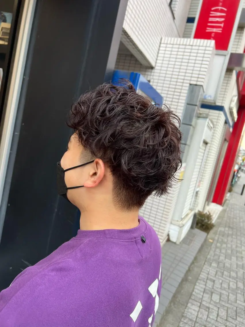 パーマ メンズ メンズパーマ スパイラルパーマ カット パーマ ＊カラー・パーマ＊ 植松彩音のヘアスタイル