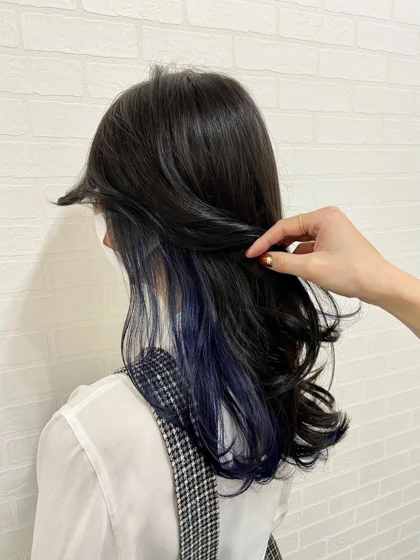 ロング ヘアカラー ヘアセット☆ 髪質改善カラー☆まいのヘアスタイル